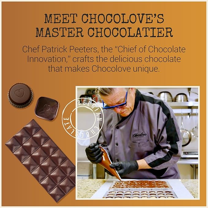 Chocolove Almonds &amp Sea Salt Dark Chocolate Bars | 55% Cocoa | Crunchy Almonds with a Salty Twist | Premium Dark Chocolate | Non-GMO &amp Gluten-Free 3.2 oz Bar (12 Pack)