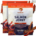 SeaBear - Smoked Wild Alaskan King Salmon Jerky - 2.5 oz (2 Pack Spicy Heat)