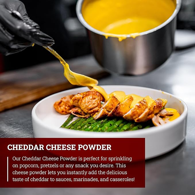 Hoosier Hill Farm Cheddar Cheese Powder 25LB BULK (Pack of 1)