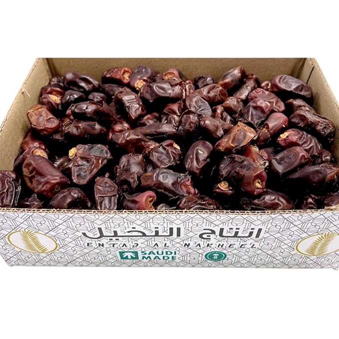 Extra Dry Khudri Dates 5lb Box Naturally Sweet Saudi Whole Dates Firm Texture