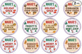 Maud's Holiday Blend Coffee Pods Variety Pack 42 ct 6 Assorted Flavors Medium Roast Coffee in Recyclable Serve Pods – 100% Arabica-Coffee Compatible with Keurig K Cups Maker(Pack of 2)