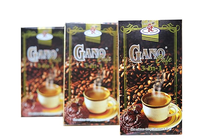 GANO EXCEL INTERNATIONAL 6 boxes GanoCafe 3 in 1 Ganoderma Coffee by Gano Excel