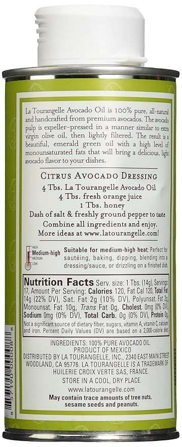 LA TOURANGELLE OIL AVOCADO 8.45 (Pack of 2)