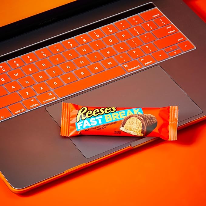 REESE'S FAST BREAK Peanut Butter Nougat Candy Bars 1.8 oz (Pack of 18)