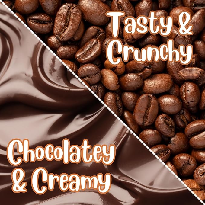 Dark Chocolate Covered Espresso Beans - by It's Delish 2 Lbs Bulk | Coffee Lovers Snack | Gourmet Chocolates Candy Snacks | Made in USA Vegan Kosher