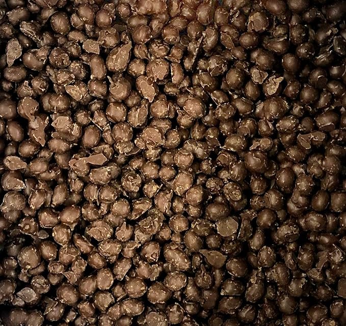 Goodland Farms Dark Chocolate Double Dipped Peanuts 2 Pounds - Wholesale Bulk Candy Dark Chocolate Covered Peanuts