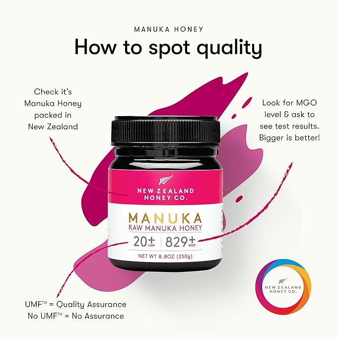 Raw Manuka Honey Bundle - New Zealand Honey Co. UMF 15+ / UMF 20+ / UMF 24+ UMF Certified / 8.8oz