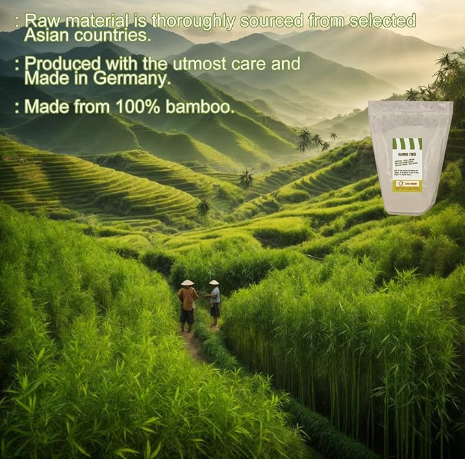 Zimmermann Bamboo Fiber 2.2lb 1000g gluten free flour Non GMO Keto Flour 100% Bamboo Keto &amp Low-Carb Baking &amp Cooking Low Calorie Flour