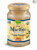 Rigoni di Asiago Mielbio Organic Italian Raw and Creamy Honey Orange Blossom10.58 Oz (Pack of 6)
