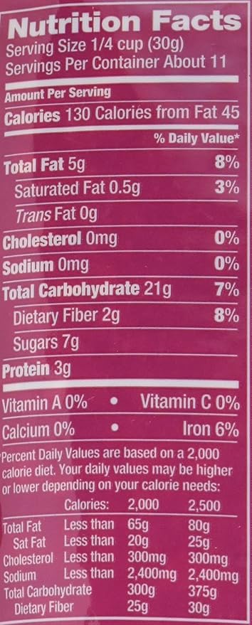 Udis Gluten Free Cranberry Granola 12 Ounce - 6 per case.