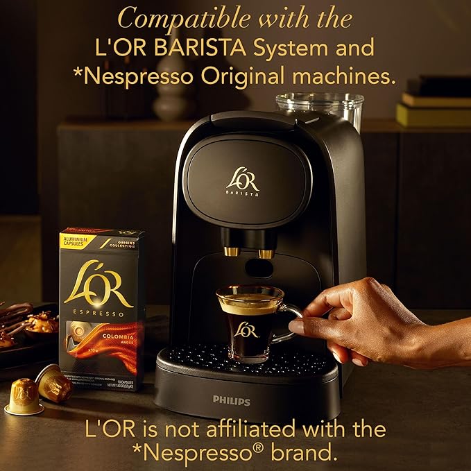 L'OR Espresso Capsules 30 Count Variety Pack Vanilla/Chocolate/Caramel Single-Serve Aluminum Coffee Capsules Compatible with the L'OR BARISTA System &amp *Nespresso Original Machines