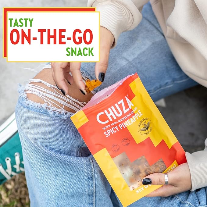 C.huza Spicy Dried Pineapple 4.5 oz (Pack of 6)