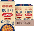 Barilla Red Lentil Rotini Pasta 8.8 oz (Pack of 10) - Gluten Free Non GMO &amp Kosher - Plant Based Protein Pasta