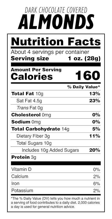 Taza Chocolate Organic Chocolate Covered Almonds 55% Dark Chocolate Vegan 3.5 Ounce (12 Count)