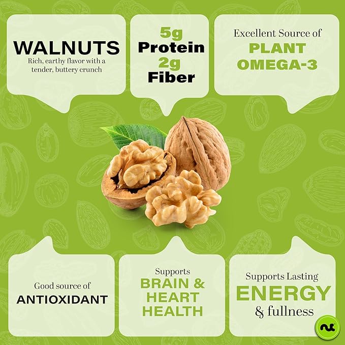 NUT CRAVINGS - Raw Walnuts In Shell Whole (80oz - 5 LB) Packed Fresh in Resealable Bag - Nut Snack - Food Assortments Ideal for Trail Mixed Nuts