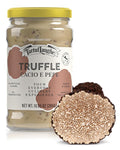 TartufLanghe Cacio e Pepe Truffle Sauce - Authentic Italian Pasta Sauce with Black Truffle &amp Pecorino Romano Cheese for Risottos Gnocchi Ravioli Imported from Italy - 10.05 oz