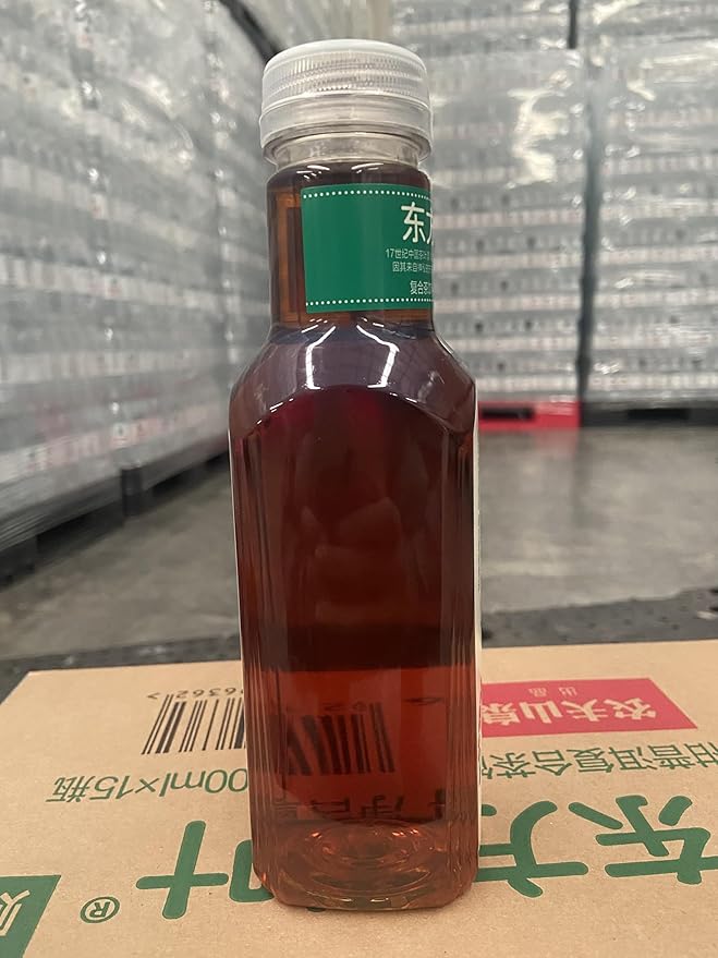 ORIENTAL LEAF Bottled Citrus Pu’er Tea Unsweetened Iced Tea 16.9 FL oz bottles (Pack of 15) Sugar Free 0 Calories