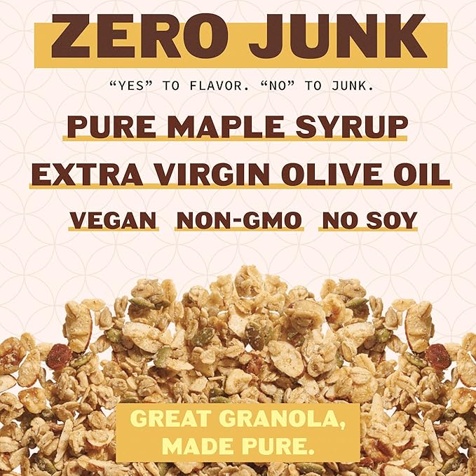 Hudson Henry Cashew Coconut Granola for Yogurt Snacking &amp Cereal | Gluten Free with Nuts and Seeds | Cashew Granola Non-GMO Small Batch Baked | 3 x 12 oz Bags