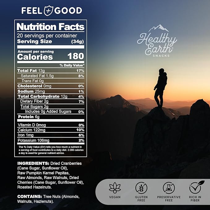 Mixed Nuts Unsalted | Trail Mix | Trail Mix without Peanuts | Gourmet Snacks Protein Snacks Gluten Free No Preservatives High Fiber (Natural Antioxidant)