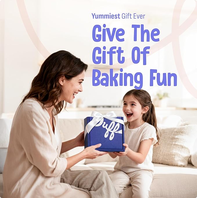 Baketivity x Duff Goldman Gluten Free Baking Kits Bundle Oatmeal Coconut Cookies Sugar Cookies &amp Blueberry Muffins – Family Baking Fun for Kids &amp Parents