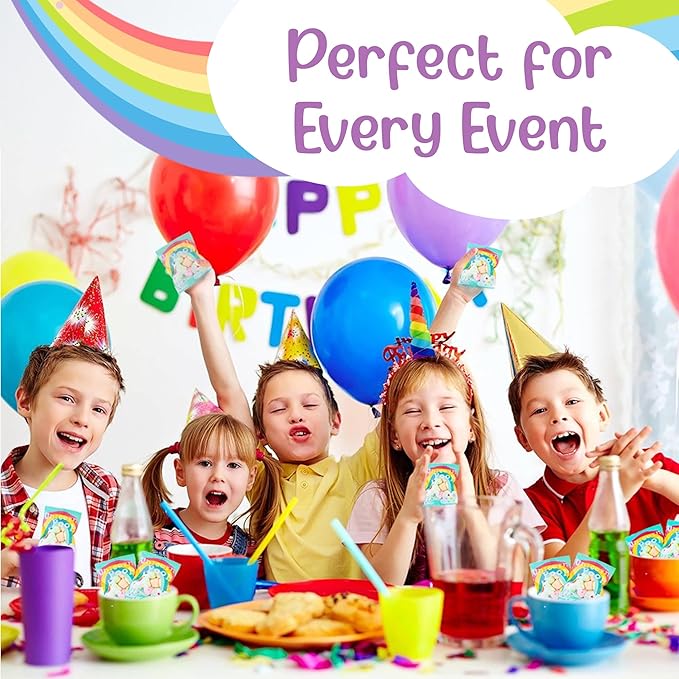 Unicorn Poop Candy - MADE IN THE USA - 48 Unicorn Party Supplies - Unicorn Birthday Party Favors for Kids - Bulk Candy Packs for Classroom