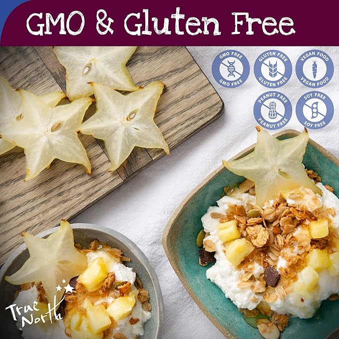 True North Granola – First Date Granola Maple Pecan Rich in Protein Low Sugar Gluten Free Vegan Non-GMO Bulk Bag 5 lb.