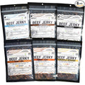 Ace Organix Brisket Beef Jerky 6 Flavor Variety Bundle – Pineapple Serrano Sweet Heat Honey BBQ Teriyaki Salt &amp Pepper and Peppered – Premium High Protein Snack – Clean Ingredients No Added