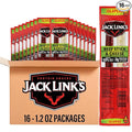 Jack Link's Jalapeno Beef &amp Cheese Combo Spicy Snack Pack Made with 100% Beef and Real Wisconsin Cheese 8g protein Individually Wrapped Snacks - 1.2 Ounce (Pack of 16)
