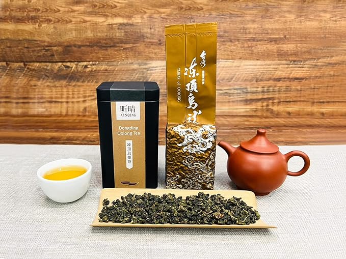 Xin Qing Dong Ding Oolong Tea Dongding Tea Taiwan High Mountain Oolong Tea Taiwan Gaoshan Ulong Tea 150g/5.3oz