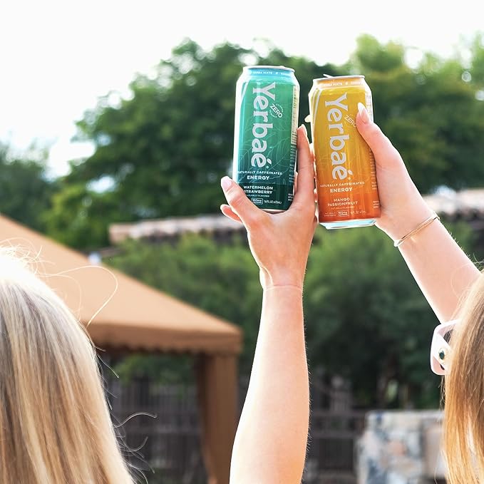Yerbaé Variety Flex Pack Functional Energy Drink - 0 Sugar 0 Calories 0 Carbs. Yerbae is Energized by Yerba Mate Plant-Based Healthy Alternative to Sugary Energy Beverages 16oz cans (12 Pack)