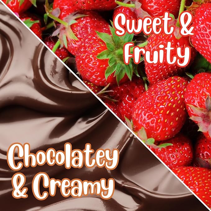 Dark Chocolate Covered Dried Strawberries by It's Delish 55 OZ Jumbo Container | Gourmet Dark Chocolate Covered Strawberry Fruit Snacks Bulk Chocolate Candy | Vegan Kosher