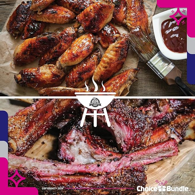 Pit Boss Competition BBQ All Purpose AP Premium Barbecue Mixed Seasoning Spice &amp Rub 4 pk Choice Bundle (25.2 oz) + Guide &amp Keychain Bottle Opener (6 Items)!