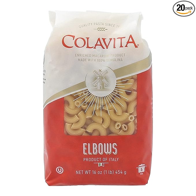 Colavita Pasta - Elbows 1 Pound - Pack of 20