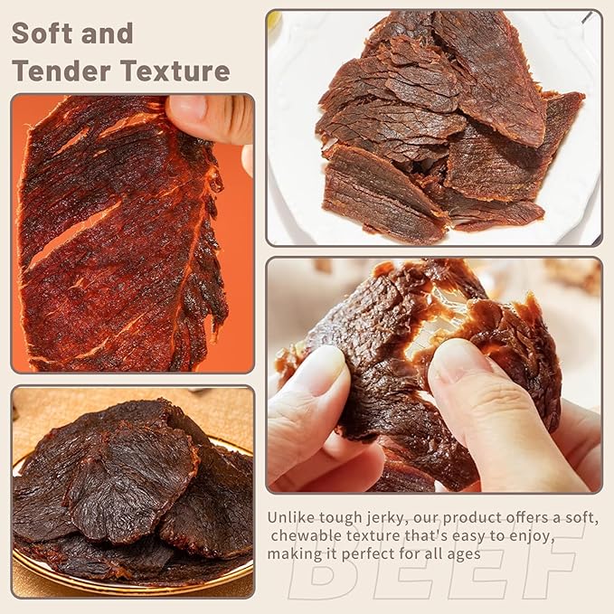 Old Cottage Beef Jerky - Authentic Taiwanese Recipe -Taiwanese Snacks - Dried Jerky Protein Snack | Beef Jerky Asian Snacks 2.82oz Pack of 3 Made in The USA (Pack of 3 Habanero)