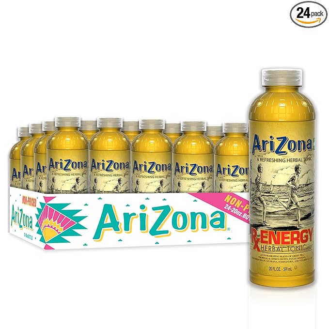 AriZona Rx Energy 20 Fl Oz (Pack of 24)