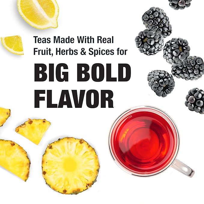 Tiesta Tea - Summer Mocktail Kit Loose Leaf Premium Gift Box 3 Pouches Caffeinated Make Hot &amp Iced Tea Set with Green White &amp Black Brews 25 Cups per Bag