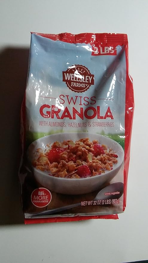 1 Of Wellsley Swiss Granola With Almonds Hazelnuts &amp Strawberries 2 LBS (32 oz)