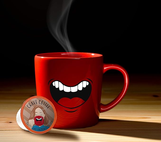 Crave Beverages Flavored Coffee Pods Sampler Compatible with 2.0 K-Cup Brewers Assorted Variety Pack 40 Count (Pack of 1)