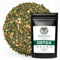 Elephantal Wellness Premium Detox Herbal Tea | Daily Liver Kidney Blood &amp Digestive Support with Turmeric Nettle Tea Milk Thistle Dandelion Tea &amp Burdock | Handmade Caffeine-Free Loose L