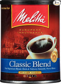 Melitta Classic Blend Medium Roast Ground Coffee 23-Ounce Cans (Pack of 2)
