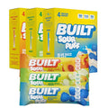 BUILT Bar Sour Puff Protein Bars - Variety Pack - 16g Protein Snack Bars with Collagen - Calorie Conscious &amp Gluten Free - 12 Count