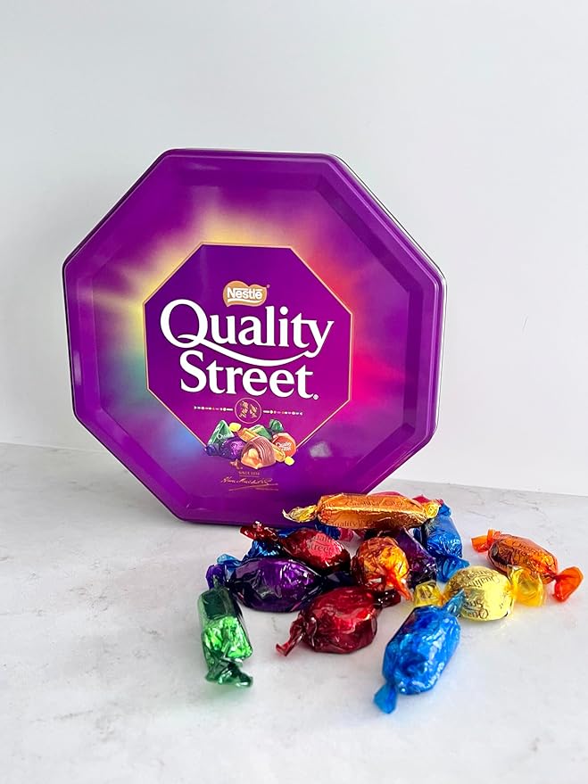 Quality Street Chocolate Tin (1 Unit Per Order) - Gourmet Christmas Gift for the Holidays
