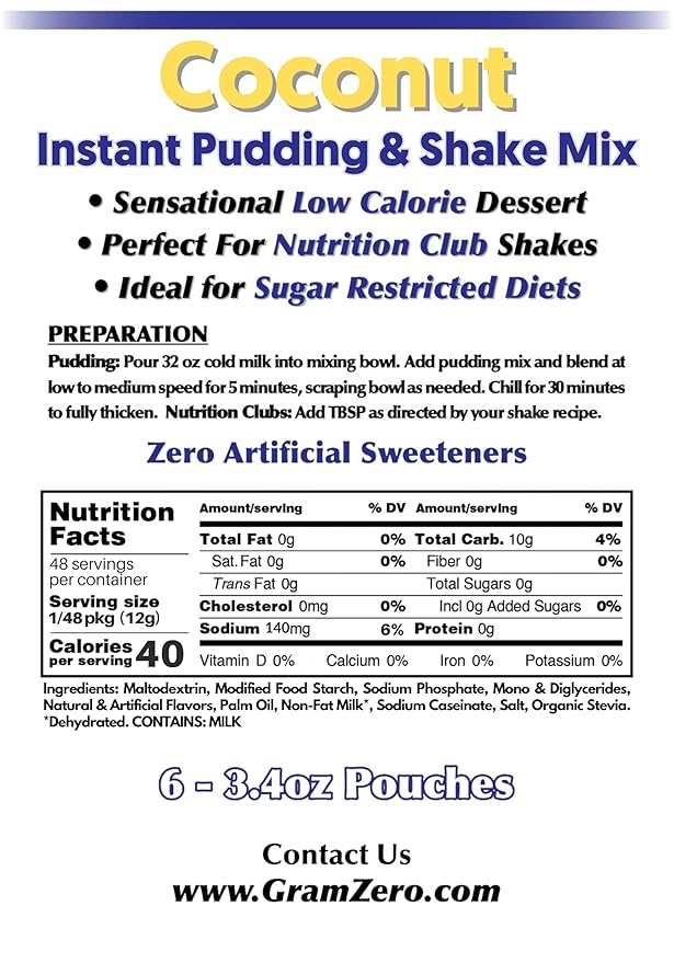 Pudding - 3.4oz (Coconut)