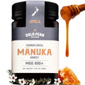 Gold Fern Honey - Raw New Zealand Manuka Honey | 1.1lb Monofloral MGO 200+ | Pure Natural Unpasteurized and Unfiltered Superfood Honey Traceable from Hive to Hand.