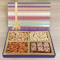 Jaiccha Ghasitaram Dryfruits Hamper-Fruit n Nut Dryfruit Box with Sugarfree Bites 450 gms |Gift for DiwaliHoliRakhiValentineChristmasBirthdayAnniversaryHerHim|