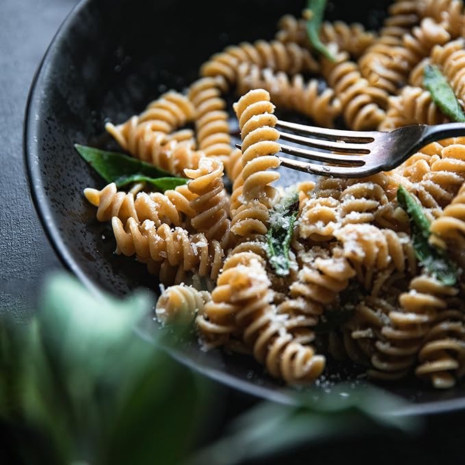 Bionaturae Fusilli Pasta Noodles - Whole Wheat Pasta Kosher Certified High Protein Non-GMO Verified USDA Certified Whole Wheat Fusilli Fusilli Pasta Organic Crafted in Italy - 16 Oz