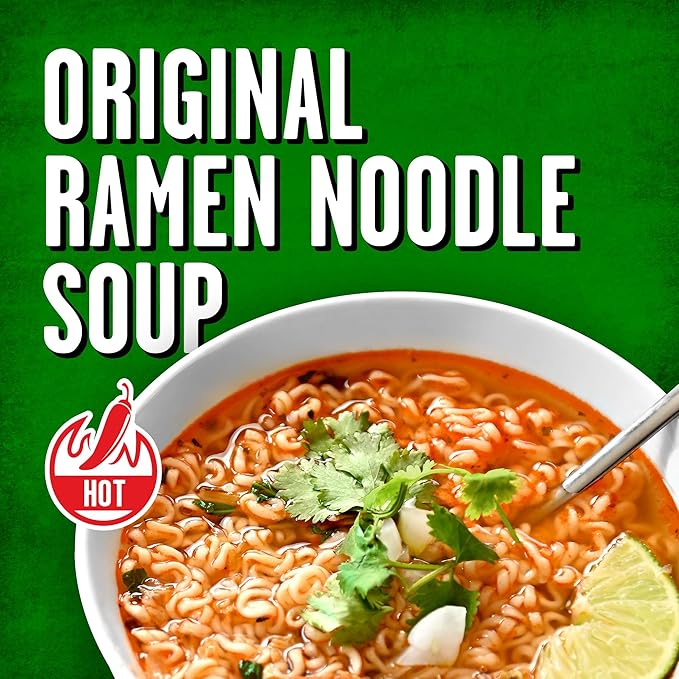 Tapatío Ramen Noodle Soup Orignal - Microwaveable Big Bowl 3.88 oz. (110g) 6-Pack