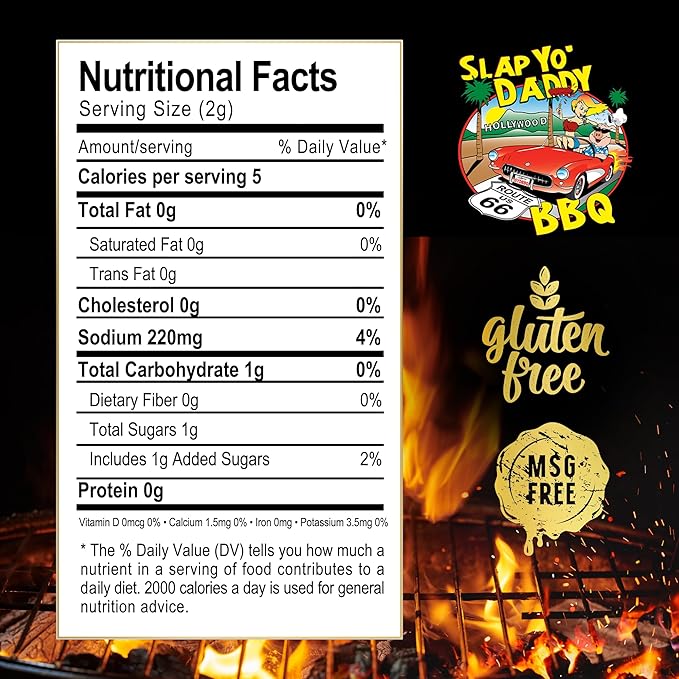 Slap Yo Daddy BBQ Rub Seasoning California Style Santa Maria - Award-Winning Santa Maria Seasoning from PItmaster Harry Soo - Savory SPG Rub for Smoking and Grilling - 10 oz