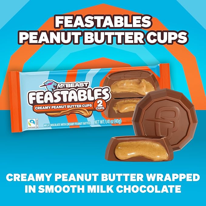 Feastables Beast Games Season 2 Snack Bundle 10 Count MrBeast Chocolate Bars &amp Cups Protein Milk Hydration Drink &amp Beef Jerky