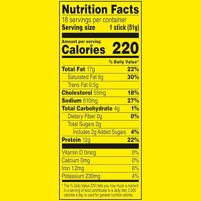 Slim Jim Smoked Meat Sticks Deli Style Original Flavor High Protein Easter Basket Stuffer for Men 1.8 oz. (18 Count)